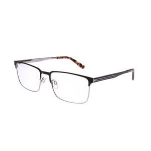 New Wide Guyz Black & Silver JIMMY Eyeglass 59/18/150 for The Stylish Large Man